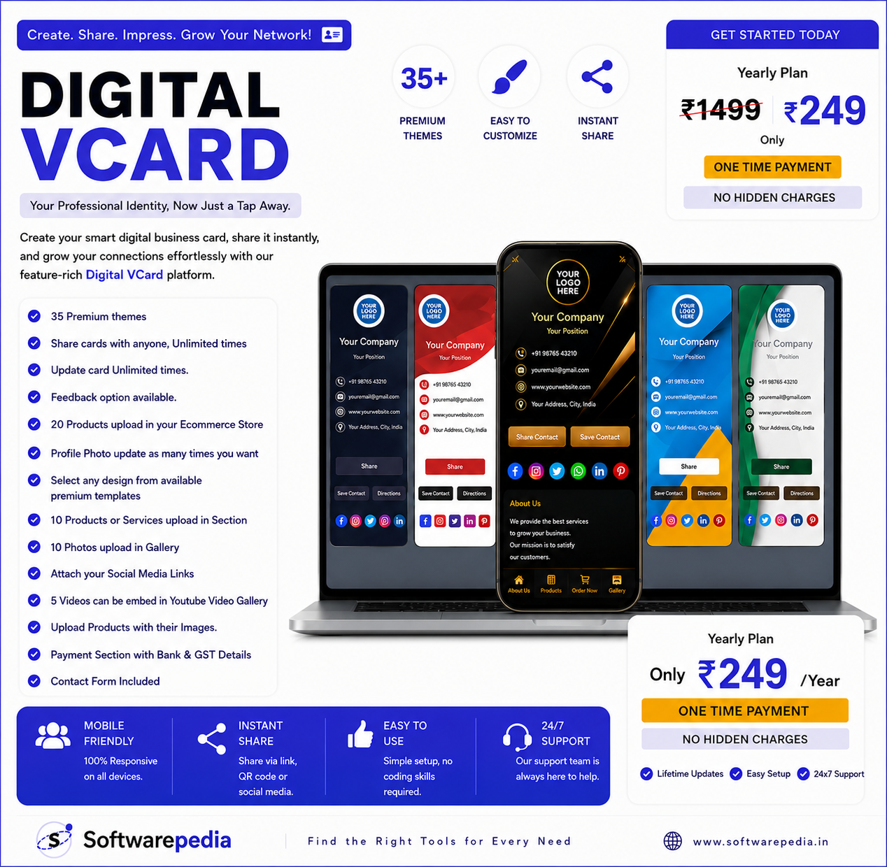 Digital vCard Digital VCard – Create Your Professional Digital Business Card - Image 1